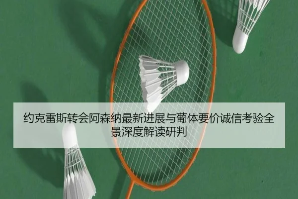约克雷斯转会阿森纳最新进展与葡体要价诚信考验全景深度解读研判